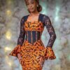 Ankara Lace Style, Short And Long Length. - Image 3