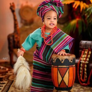 Baby In Aso-Oke