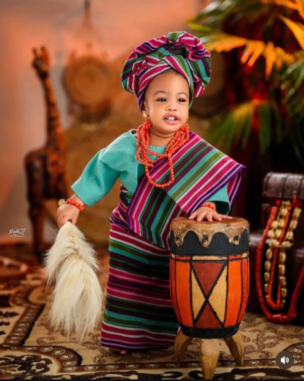Baby In Aso-Oke