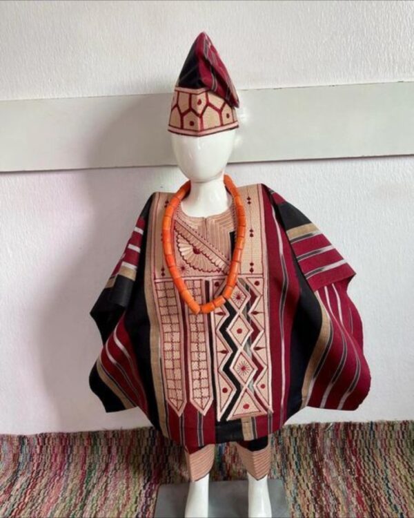 Complete Set Aso Oke For Baby Boy