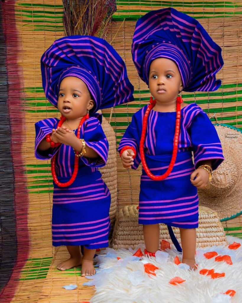 Complete Set Baby Girl Aso Oke
