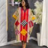 African Aso Oke Boubou Gown - Image 3