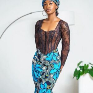 Ankara Lace Style, Short And Long Length.